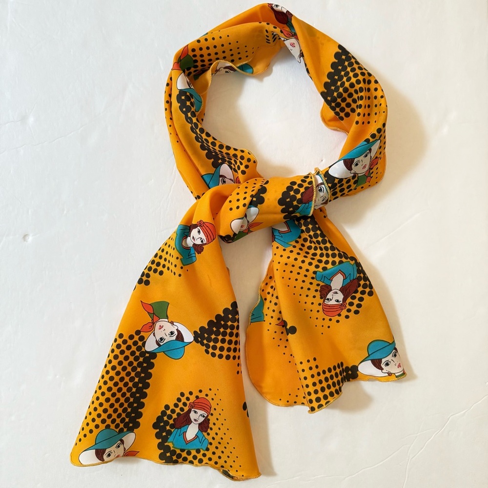 Vintage Ladies in Hats Scarf